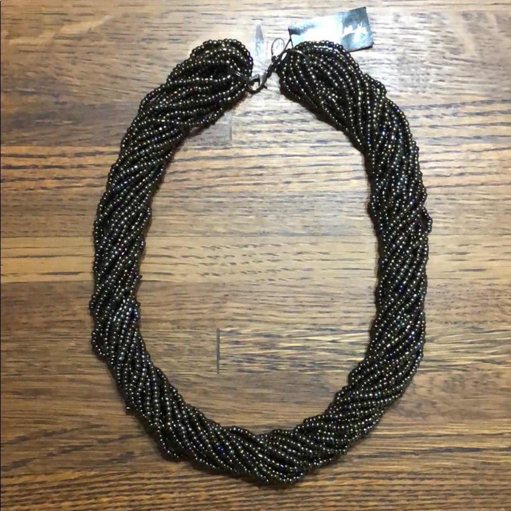 Cookie Lee Metallic Bronze Fusion Necklace